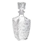 Bormioli Rocco Dedalo Whisky Decanter Cut Glass Liqueur Glass 780ml Clear