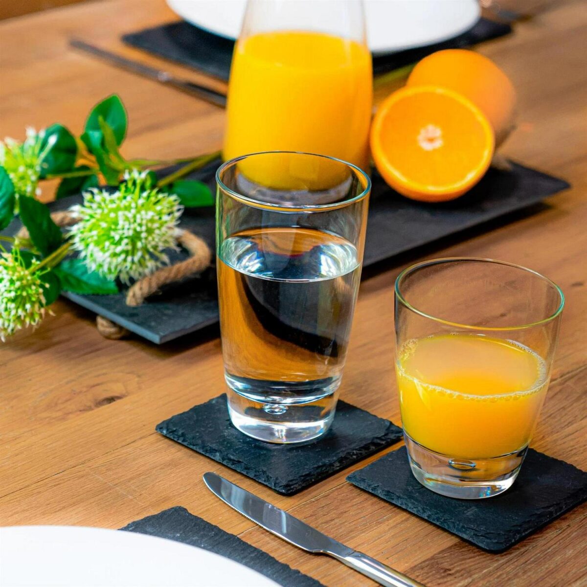 Bormioli Rocco Luna 8 Piece Glassware Set Water Juice Highball Tumbler Clear - Image 5