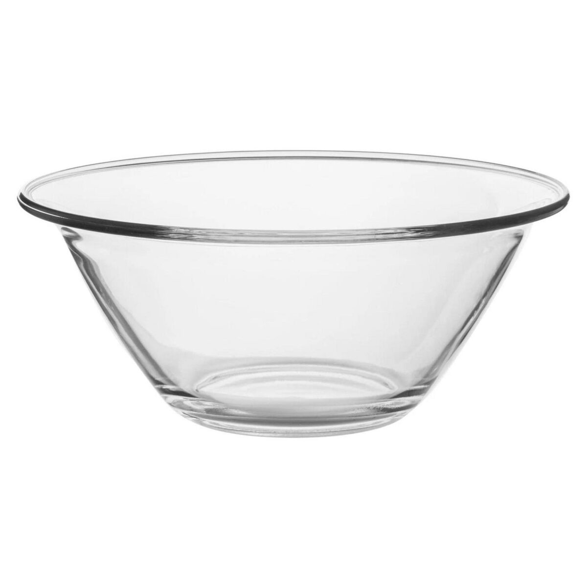 Bormioli Rocco Mr Chef Glass Nesting Mixing Bowl Baking Cooking 4L Clear - Image 1