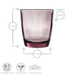 Bormioli Rocco Pulsar Water Glasses Ridged Whisky Tumblers 300ml Multi - Image 3