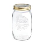 Bormioli Rocco Quattro Stagioni Glass Storage Jars Canister 1.5L Clear
