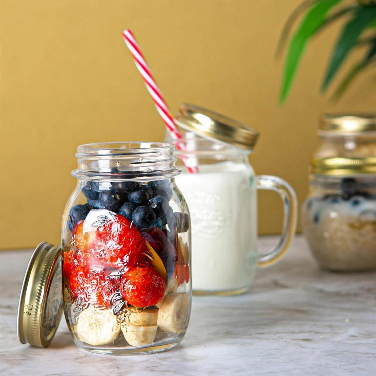 Bormioli Rocco Quattro Stagioni Glass Storage Jar Food Canister 500ml Clear - Image 6