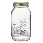 Bormioli Rocco Quattro Stagioni Glass Storage Jars Canister 1.5L Clear - Image 5