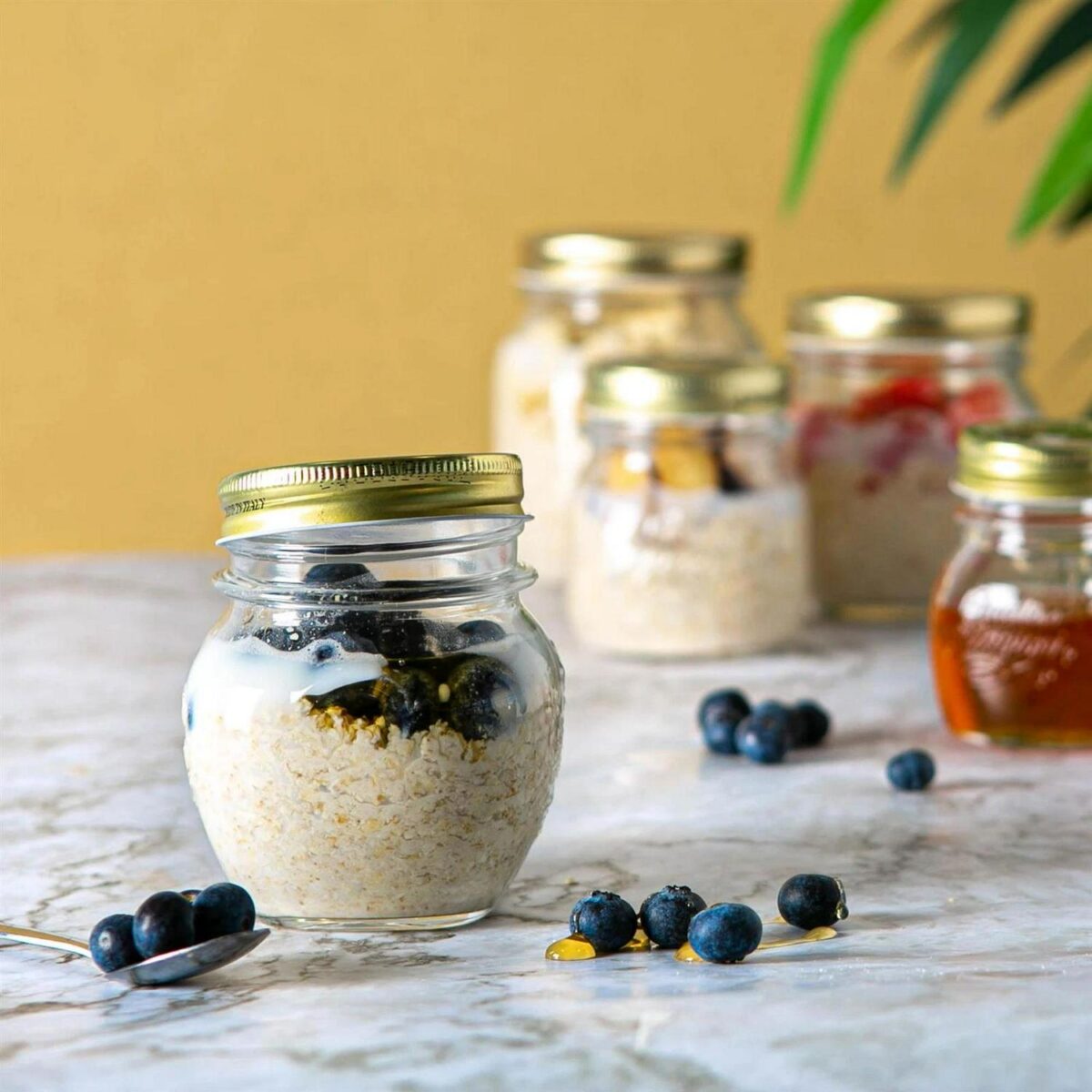 Bormioli Rocco Quattro Stagioni Glass Storage Jar Kitchen Canister 1L Clear - Image 7
