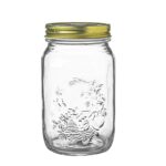 Bormioli Rocco Quattro Stagioni Glass Storage Jar Kitchen Canister 1L Clear - Image 5
