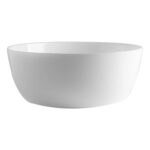 Bormioli Rocco Toledo Glass Dinner Plates Tempered Dinnerware 23cm White