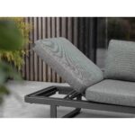 Bramblecrest Montpellier Modular Corner Sofa Patio Set with Teak Side and Coffee Tables - Image 5