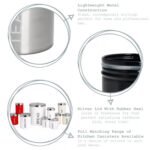 Bread Bin Storage Kitchen Loaf Roll Food Box Retro Home Container White - Image 2