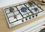 CANDY CHW74WX 75 cm Gas Hob - Silver - Image 2