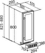CDA CFWC304SS Wine Cooler - Stainless Steel - Image 3