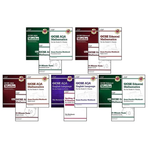 CGP GCSE x3 Books in e7a5bf7ff7a1b14ceab71aa1da28dae7