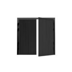 Cardale Gemini Side Hinged Garage Door With Installation in 3 Colours - Image 4