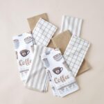 Caro Home Kitchen Towels 8 Pack, in 3 designs - Image 4