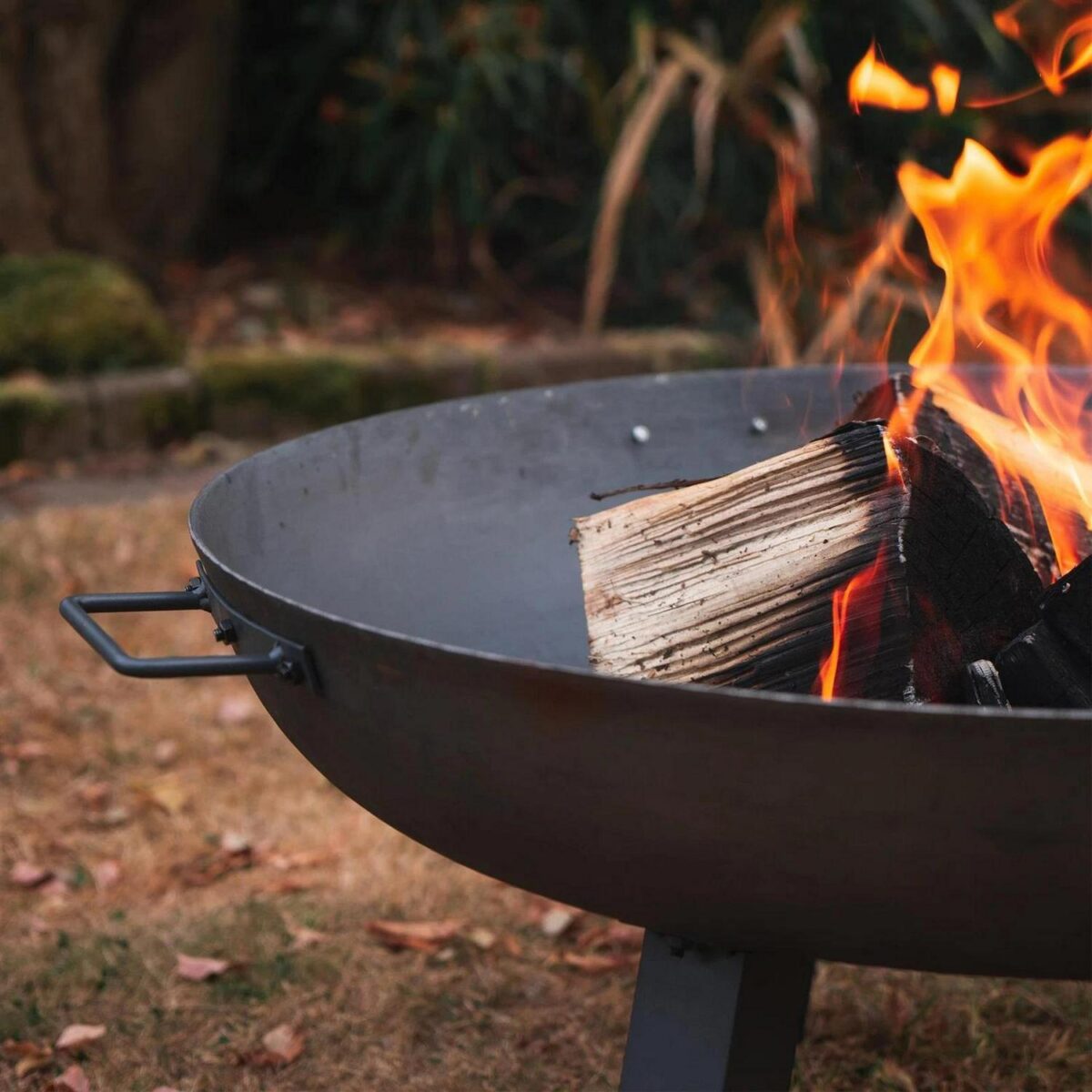 Cast Iron Garden Fire Pit Outdoor Garden Back Yard Patio Heater 87cm Black - Image 5