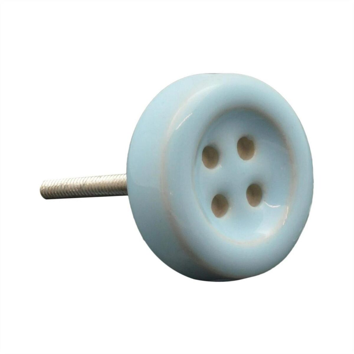 Ceramic Cabinet Knob Kitchen Bedroom Cupboard Door Drawer Handles Blue Button - Image 4