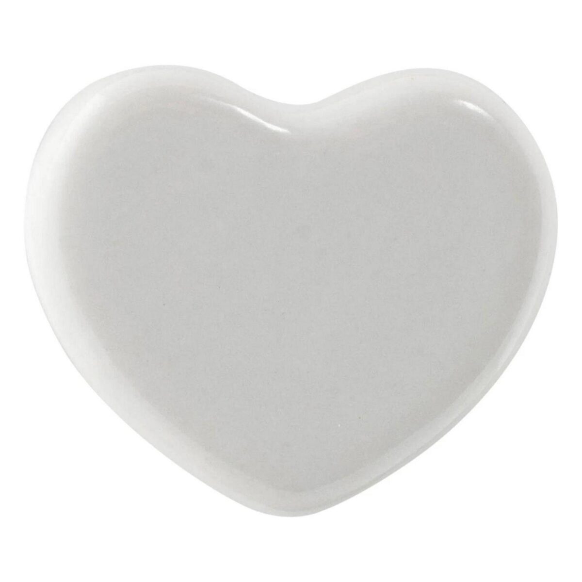 Ceramic Cabinet Knob Kitchen Bedroom Cupboard Door Drawer Handles White Heart - Image 1