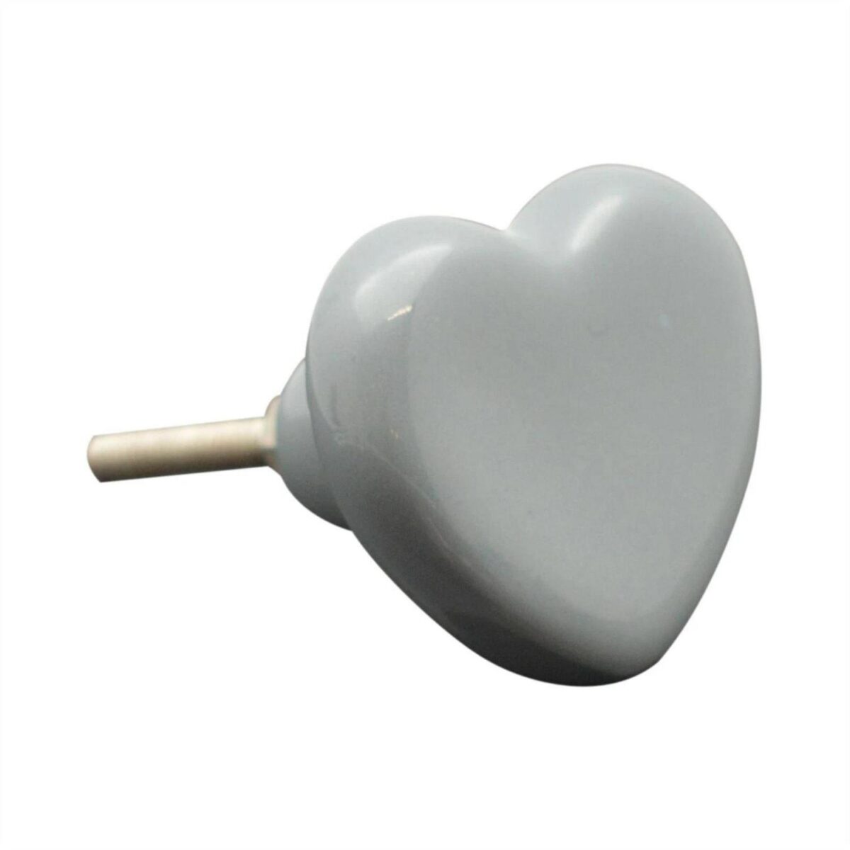 Ceramic Cabinet Knob Kitchen Bedroom Cupboard Door Drawer Handles Grey Heart - Image 4