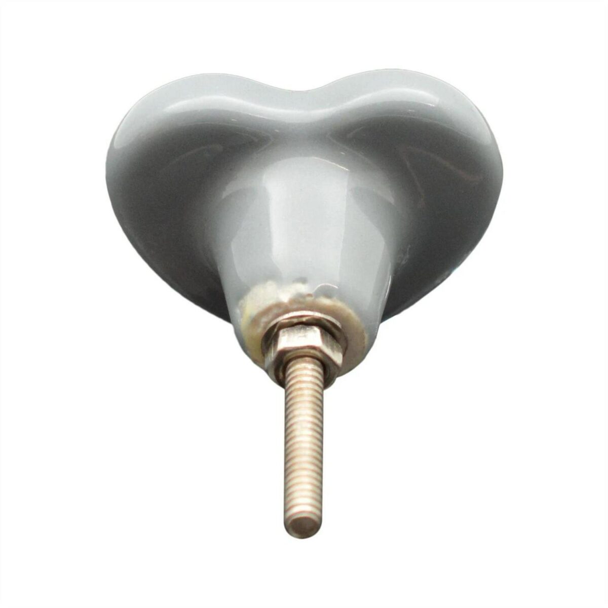 Ceramic Cabinet Knob Kitchen Bedroom Cupboard Door Drawer Handles Grey Heart - Image 6
