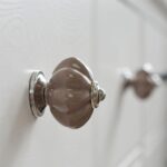 Ceramic Door Knob Cabinet Drawer Handle, Vintage Design - Grey - x1 - Image 6