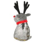 Christmas Door Stop Novelty Decorative Interior Weighted Doorstop Reindeer - Image 5