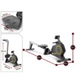 Circuit Fitness 986RW Deluxe Magnetic Folding Rowing Machine - Image 8