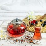 Clear Glass Teapot with Infuser for Loose Leaf Tea - 800ml - Oval Vintage Pot - Image 4
