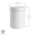 Coffee Storage Canister Kitchen Canisters Jars Pots Jar Container Metal Black - Image 3