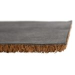 Coir Door Mat Coconut Indoor Outdoor Welcome Mats 60 x 40cm Embossed Paw Prints - Image 4