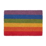 Coir Door Mat Natural Coconut Indoor Outdoor Welcome Mats 60 x 40cm Rainbow