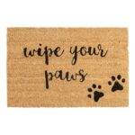 Coir Door Mat Natural Coconut Indoor Outdoor Welcome Mats 60 x 40cm Paws