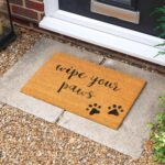 Coir Door Mat Natural Coconut Indoor Outdoor Welcome Mats 60 x 40cm Paws - Image 5