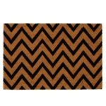 Coir Door Mat Natural Coconut Indoor Outdoor Welcome Mats 60 x 40cm Zig Zag