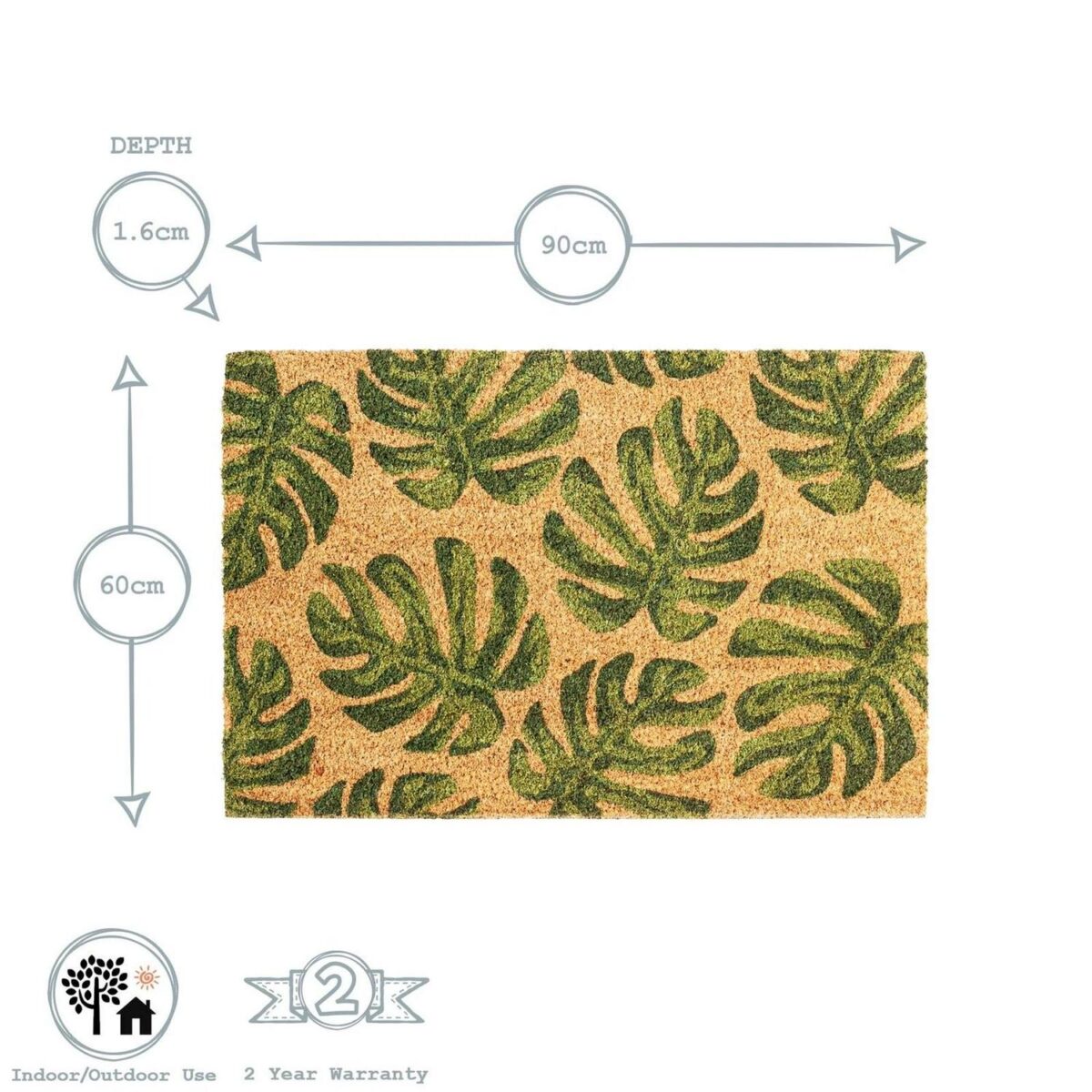 Coir Door Mat Natura d02ff193efc636a88431d2d6a07abf4a