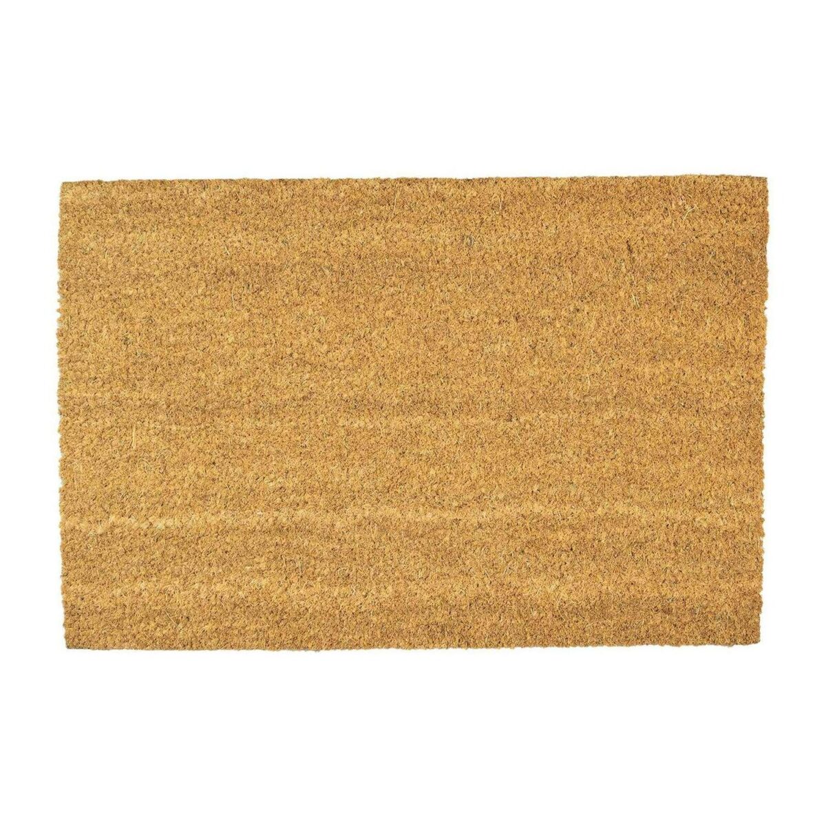 Coir Door Mat PVC Outdoor Indoor Heavy Duty Non Slip 40cm Plain - Image 1