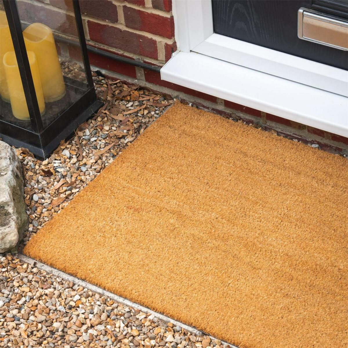 Coir Door Mat PVC Outdoor Indoor Heavy Duty Non Slip 40cm Plain - Image 7