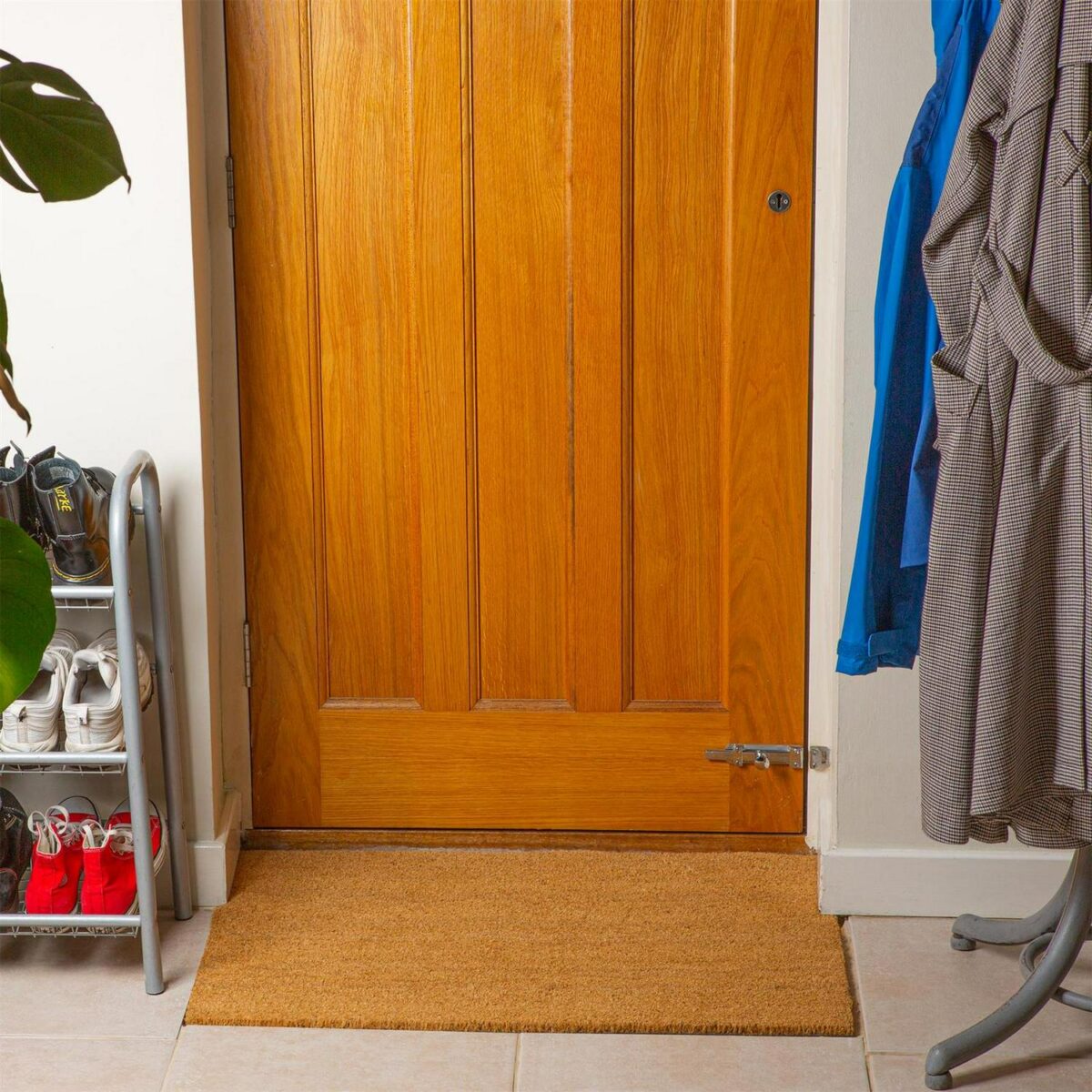 Coir Door Mat PVC Outdoor Indoor Heavy Duty Non Slip 40cm Plain - Image 5