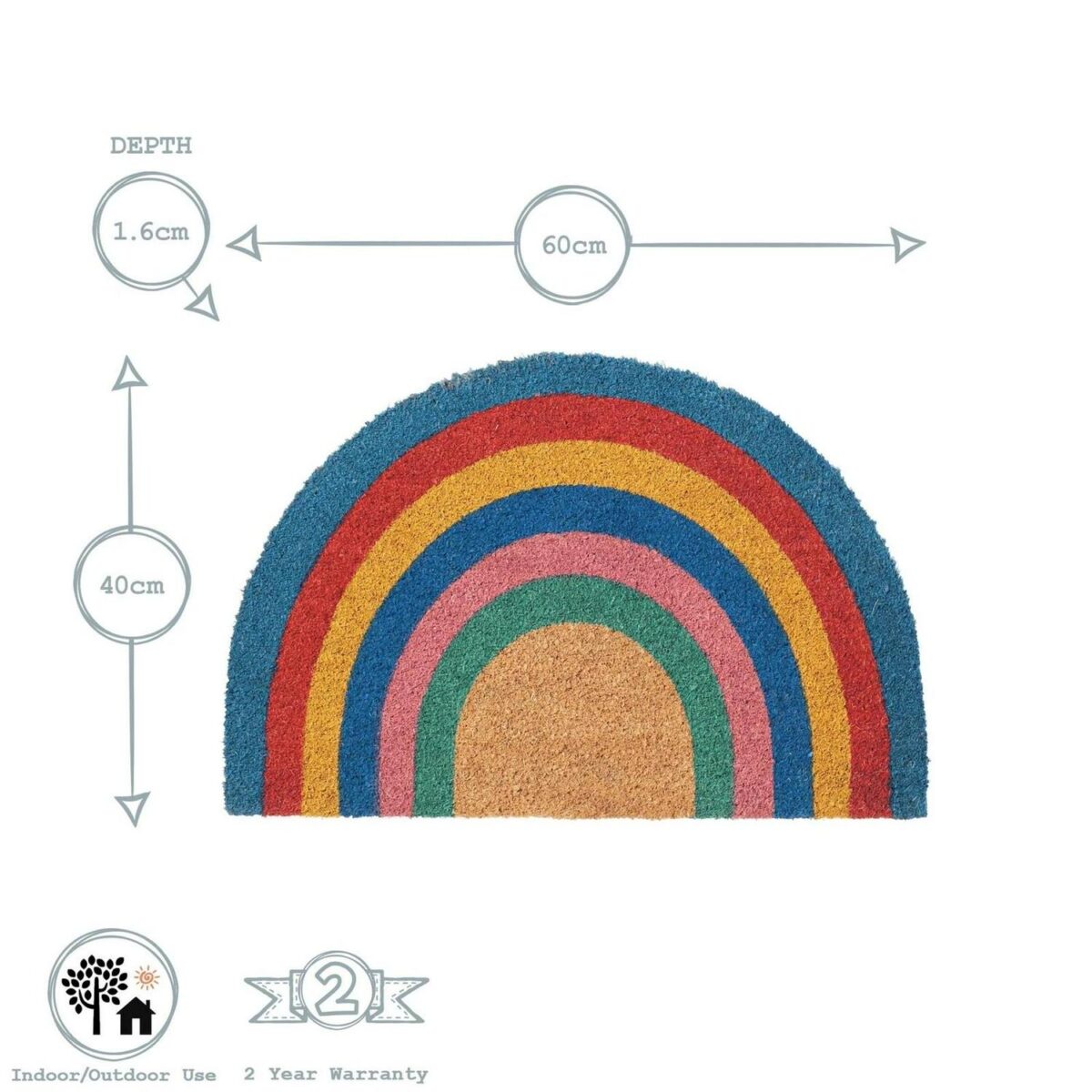 Coir Half Moon Door a84bd54c3d0d0c12aedded2517608d8e
