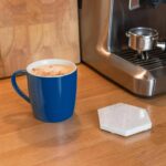 Coloured Coffee Mug Modern Porcelain Cappuccino Tea Cup 350ml Navy - Image 6