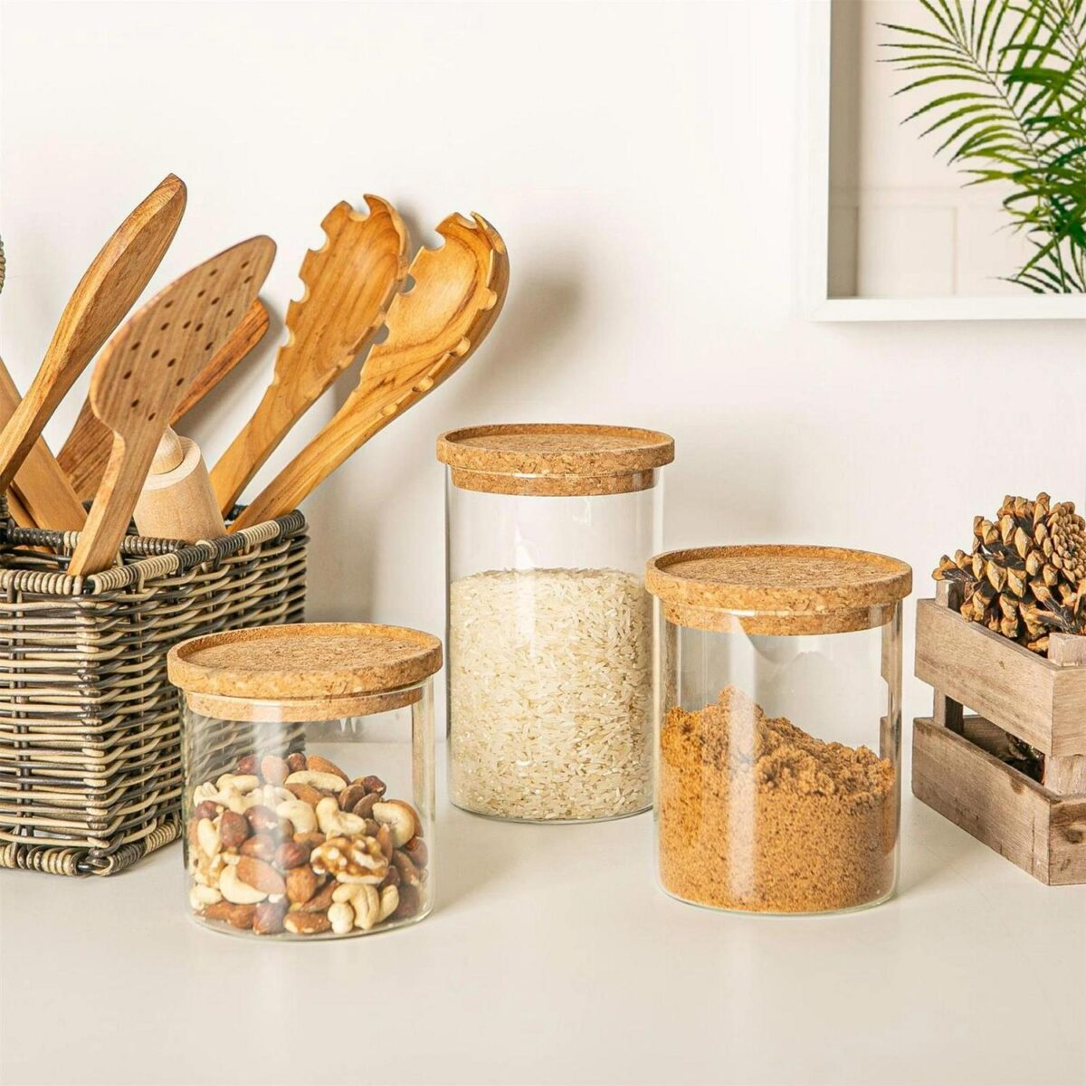 Cork Storage Jar Lid 12734dff35b8cd47da62df4b4e18f2a4