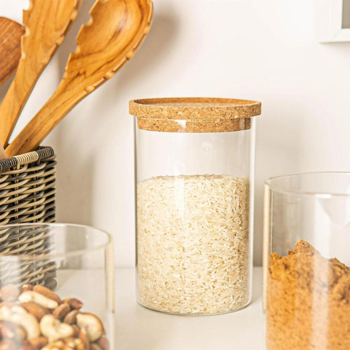 Cork Storage Jar Lid 7161436534f08bb2c490cdcf233cff61