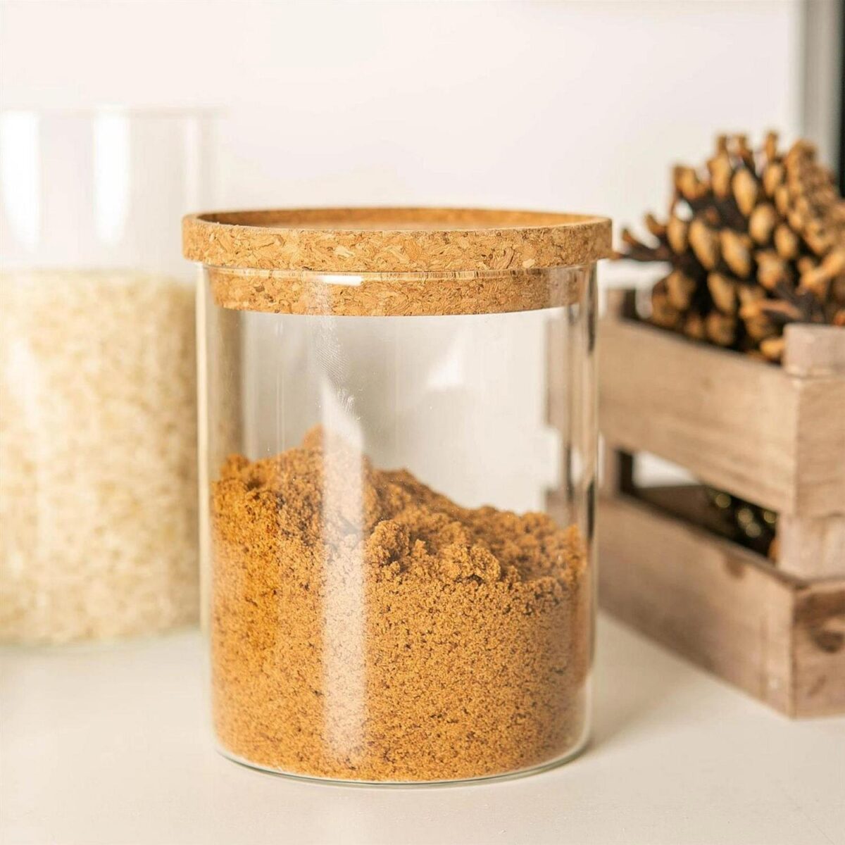 Cork Storage Jar Lid 7cbb58cd27ffba7441552c2ae6b5b8dc