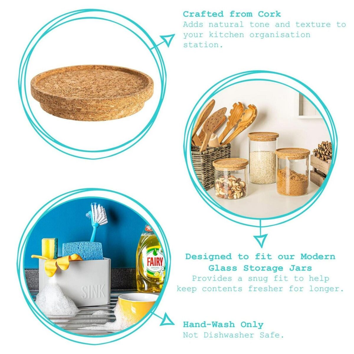 Cork Storage Jar Lid d26161fbb27ccef2d14e55b86fe9f1bc