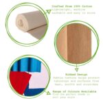 Cotton Fabric Table Runner Long Kitchen Party Decoration 48cm x 183cm Grey - Image 2