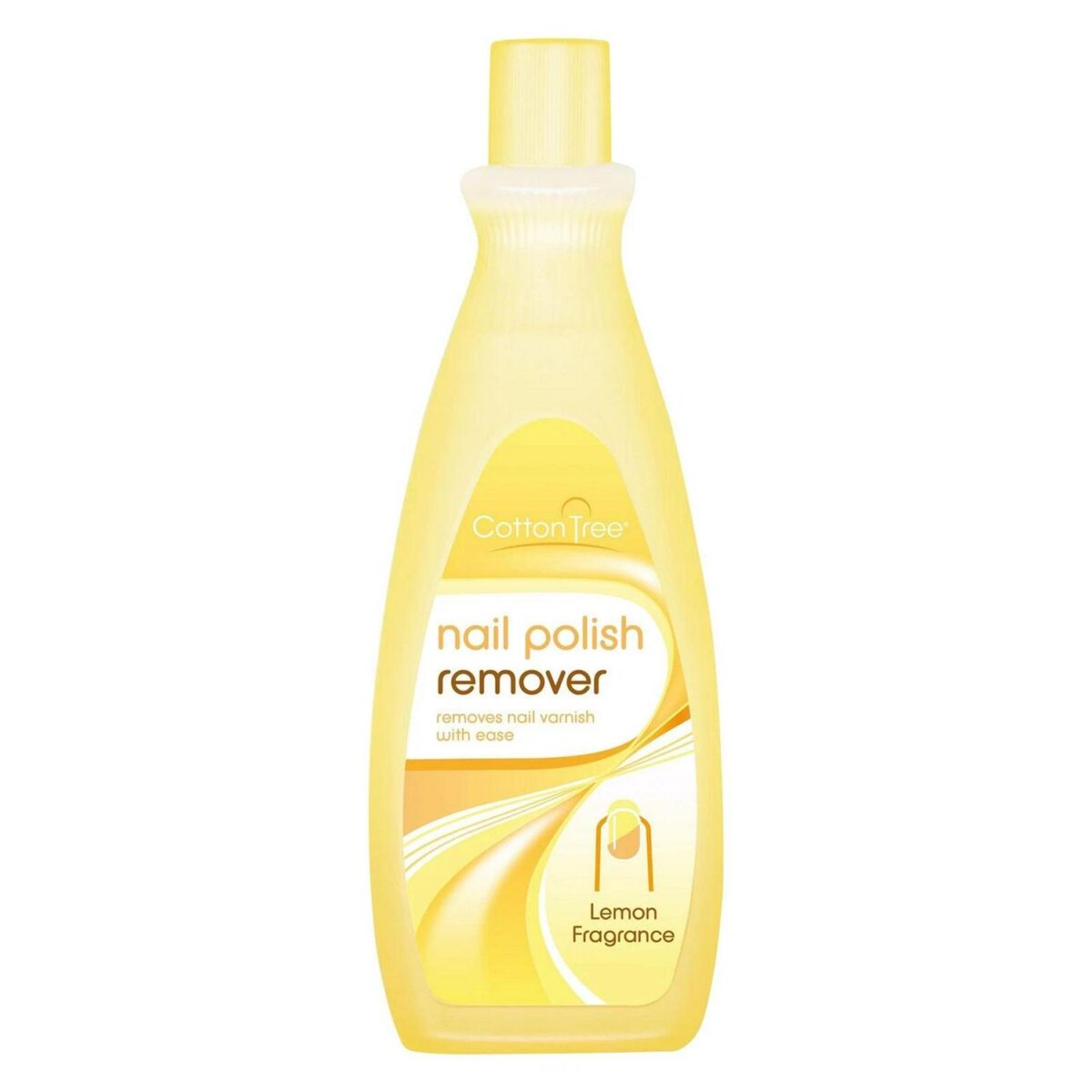 Cotton Tree Nail Polish Remover 236ml Lemon Acetone Varnish Removal Gel Soak - Image 1