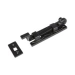 Cranked Shepherd's Crook Bolt Cast Iron Antique Door Bolts W110mm Black