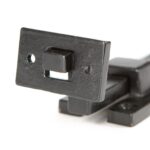 Cranked Shepherd's Crook Bolt Cast Iron Antique Door Bolts W110mm Black - Image 2