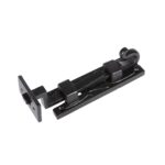 Cranked Shepherd's Crook Bolt Cast Iron Antique Door Bolts W110mm Black - Image 4