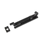 Cranked Shepherd's Crook Bolt Cast Iron Antique Door Bolts W185mm Black