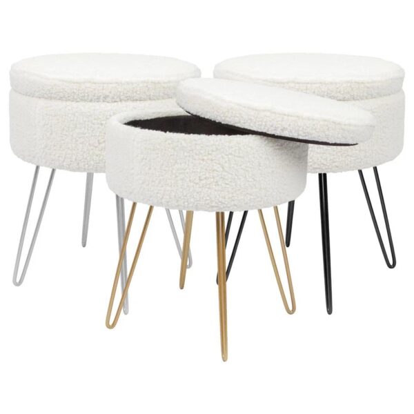 Cream Round Boucle S 6fdeac31acb863c0a5916dbf839af9e9