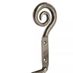 Curly Iron Toilet Roll Holder Vintage Antique Style Wall Mounted W180mm Raw - Image 2